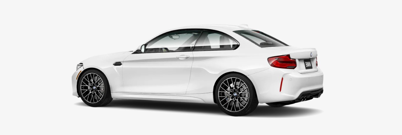 2018 BMW M2 Rear White Exterior 2018 BMW M2 Rear White Exterior